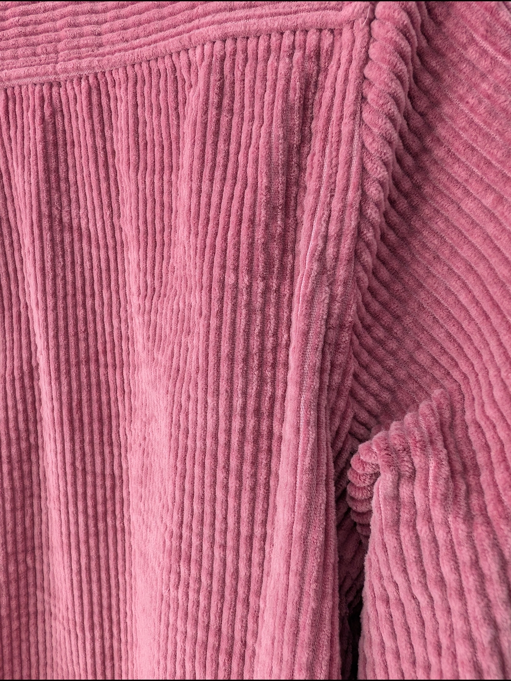 L.L. Bean Pink Corduroy Shirt Jacket Shacket Relaxed Tunic length, size M - Picture 8 of 8